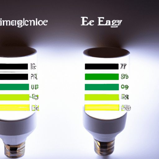 3. תרשים המראה את ההבדל בצריכת האנרגיה בין תאורה מסורתית לתאורה חכמה.
